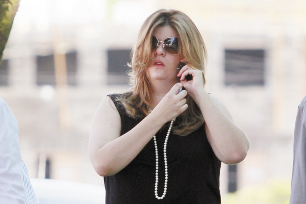  Cinthya Ferreira, mulher de Alexandre: foto de Graciela